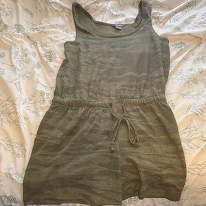 Natural Reflections Olive Green Jumpsuit